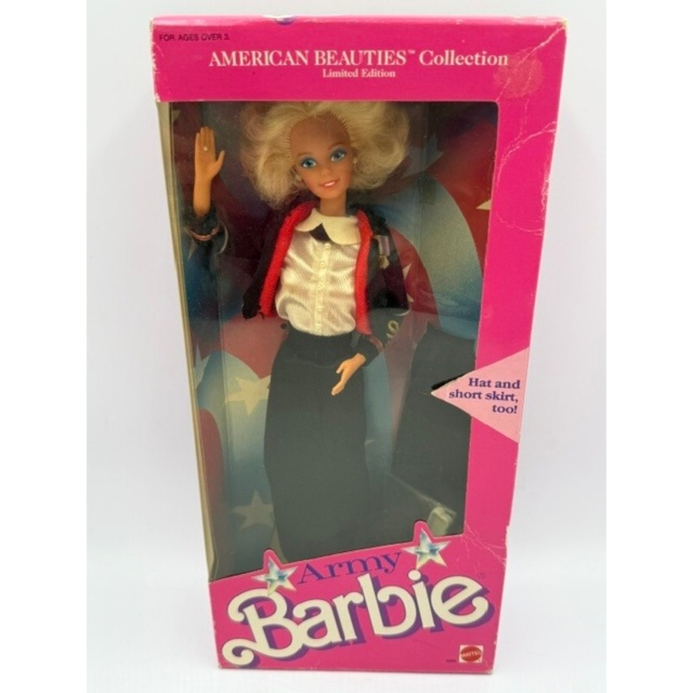 Vintage 1989 Army Barbie American Beauties Collection Limited Edition Mattel